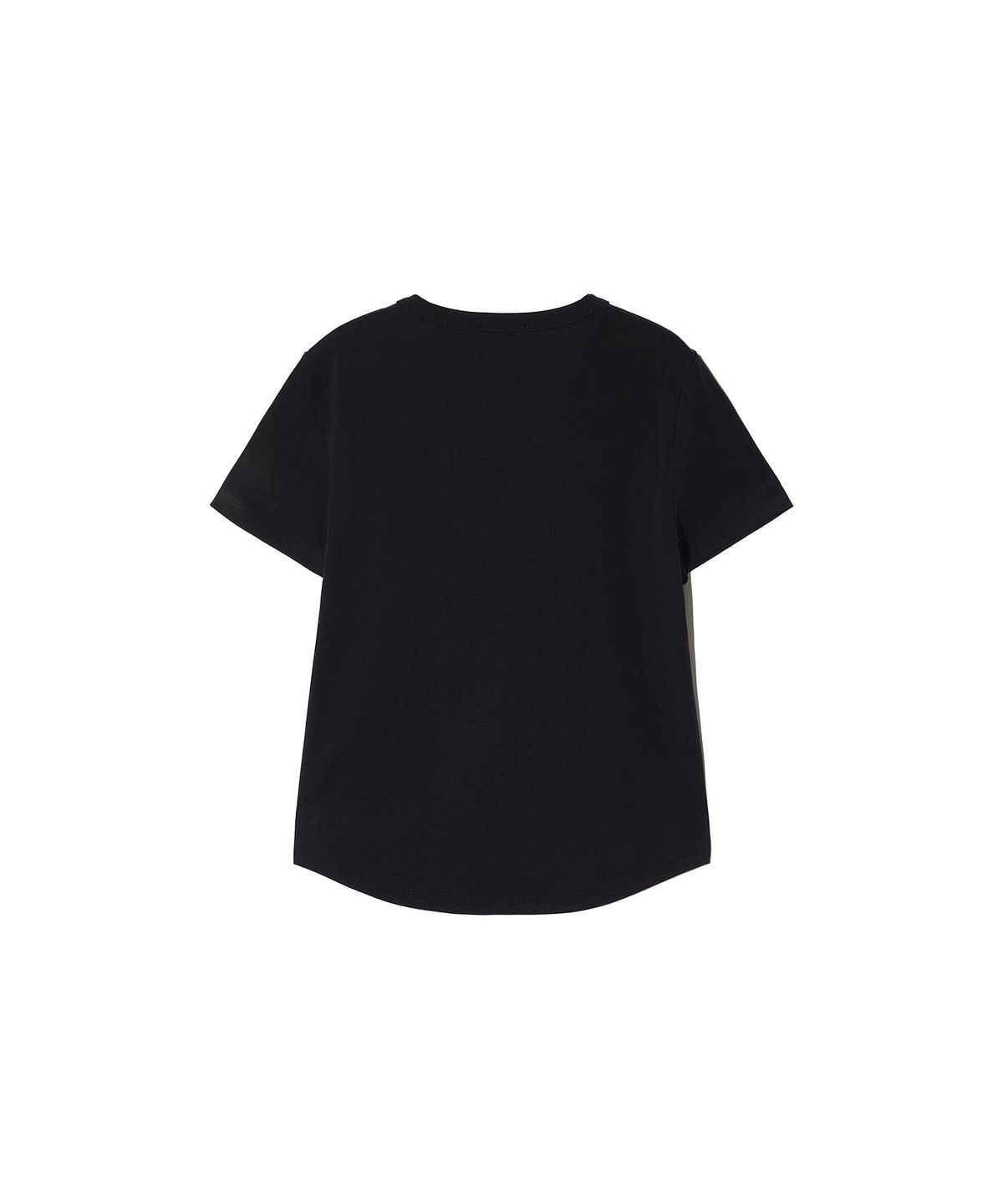 그라스플랜(GRASPLAN) Logo U-neck Half Sleeve T-shirt_Black