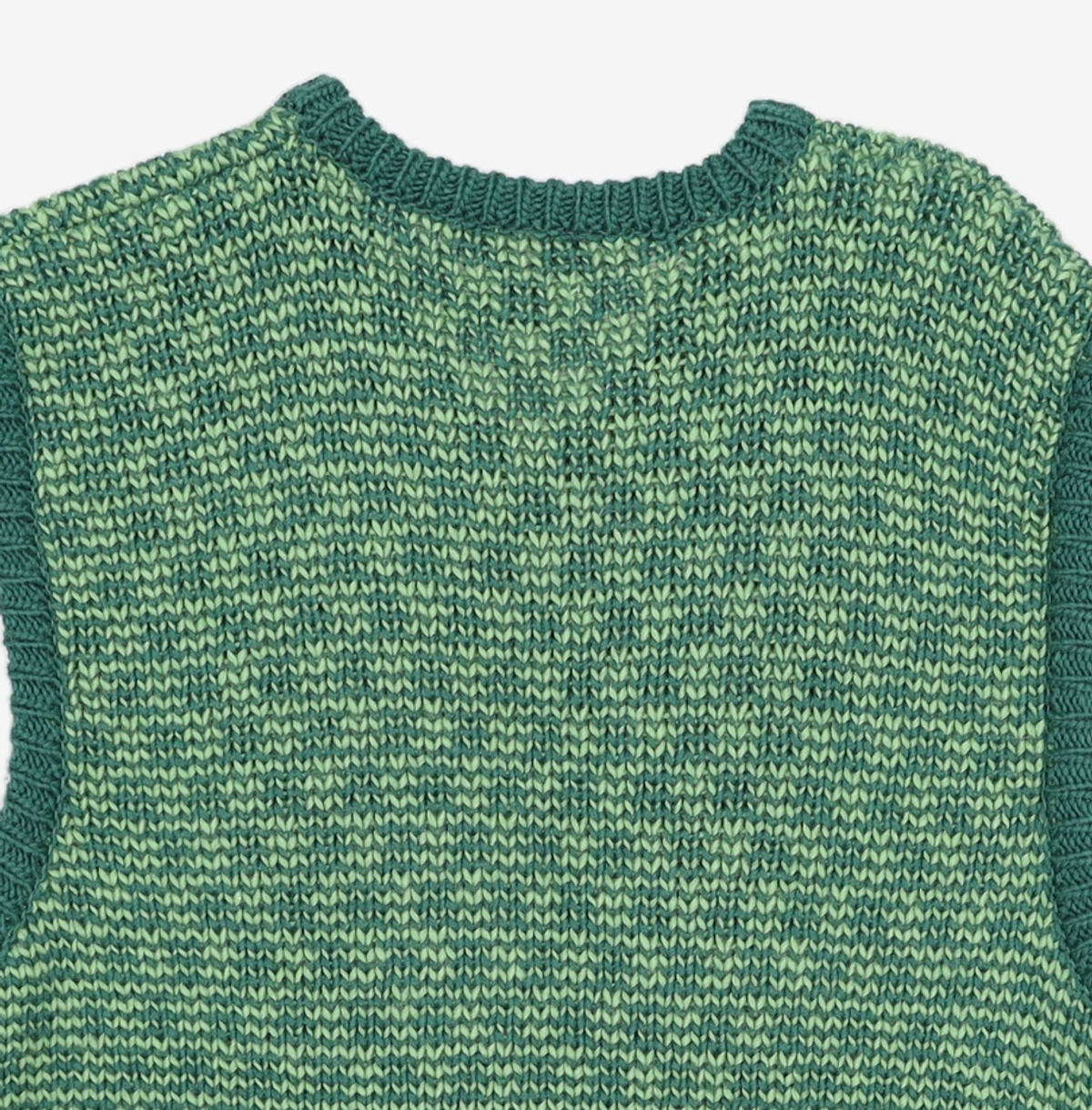엠엠엘지(MMLG) [Mmlg] MIXTURE KNIT VEST (YELLOW) FREE