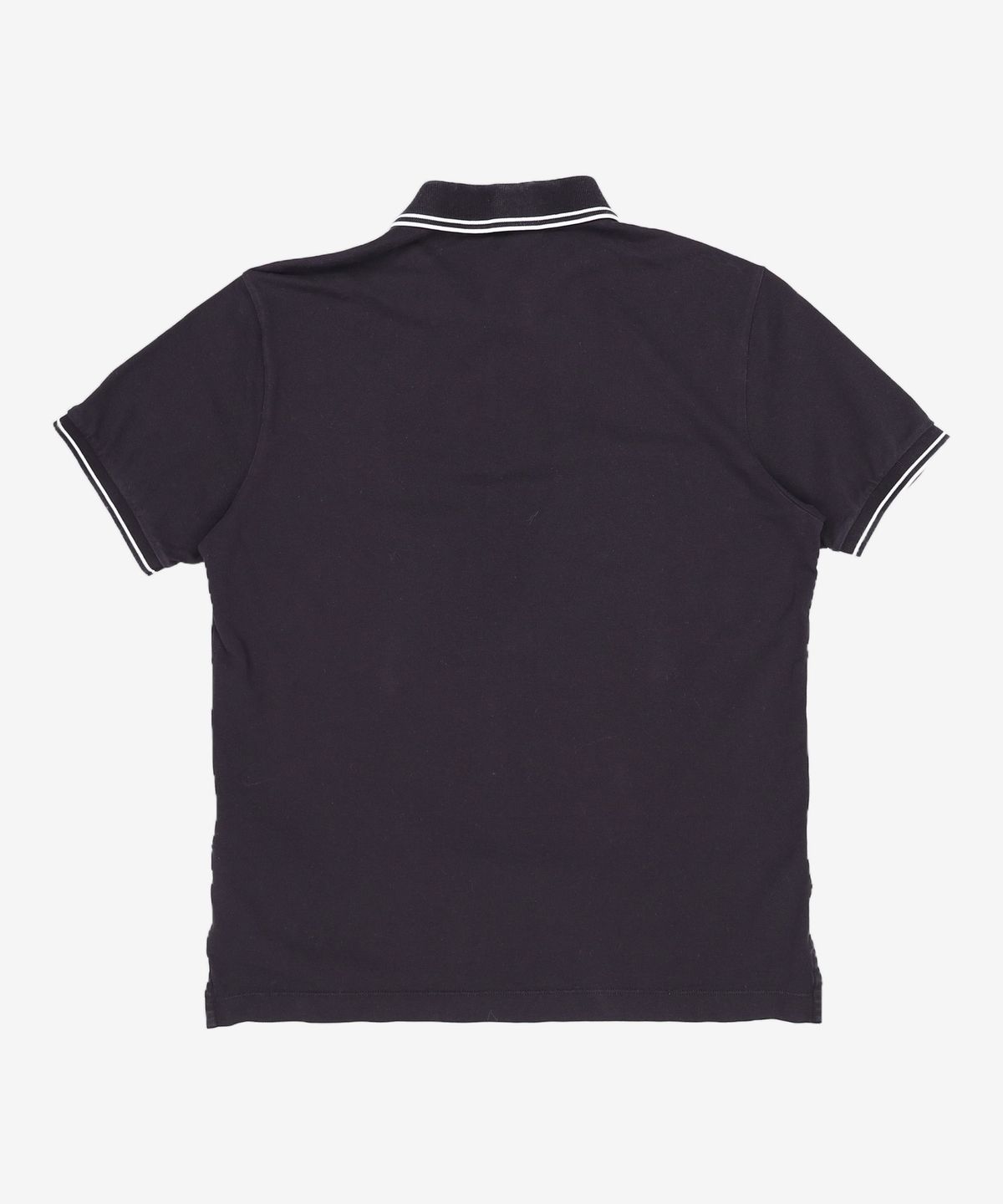 스톤아일랜드(STONE ISLAND) 스트레치 코튼 카라 티셔츠 101522S18 V0029 BLACK 100
