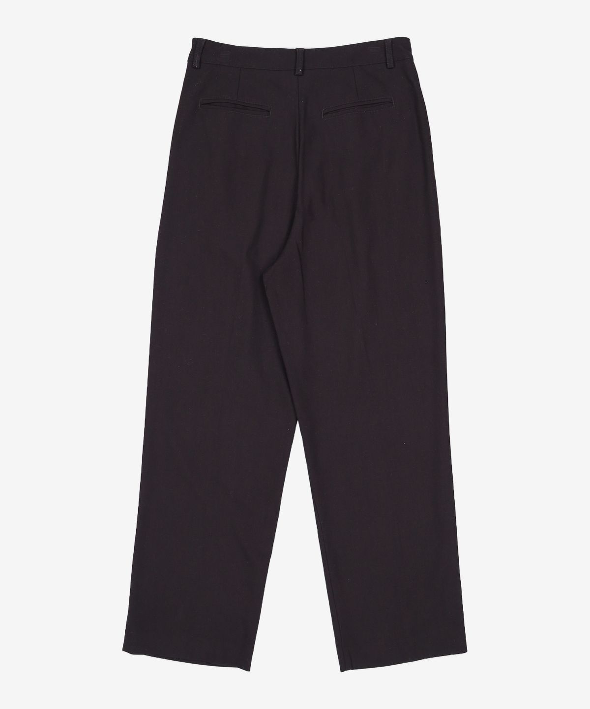 토피(TOFFEE) WOOL 투턱 와이드 슬랙스 (BLACK) S