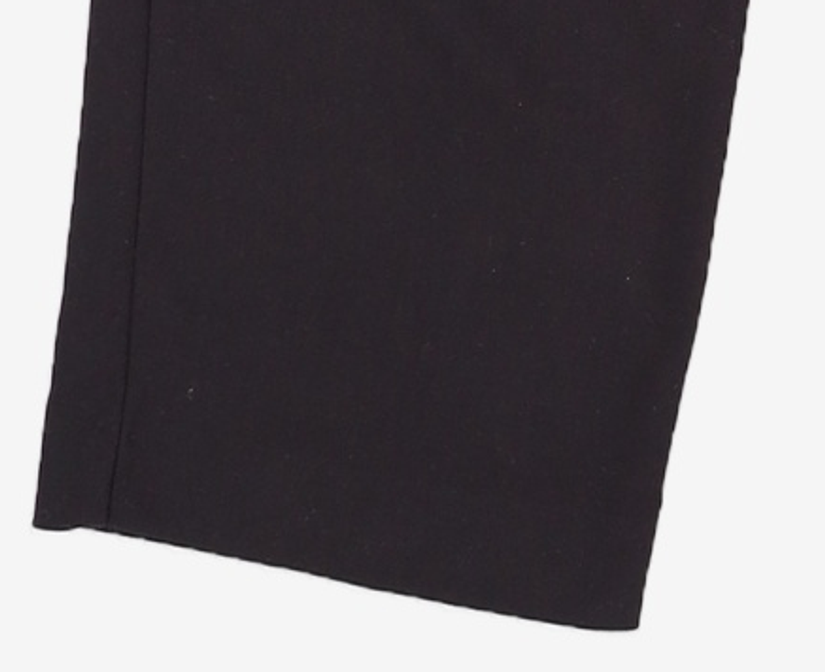 토피(TOFFEE) WOOL 투턱 와이드 슬랙스 (BLACK) S
