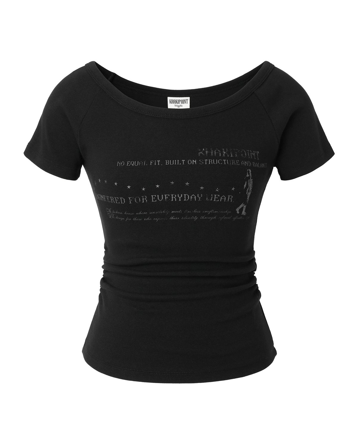 카키포인트(KHAKIPOINT) KIE Shirring Top (black)