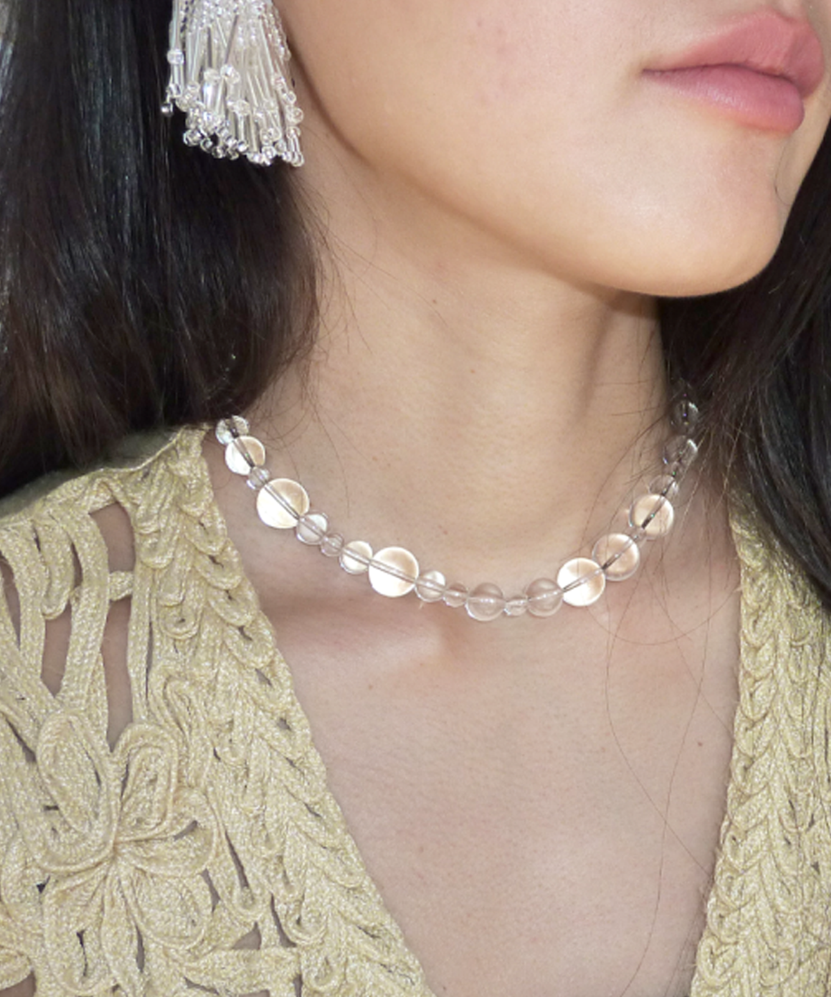 어빗모어(ABITMOR) Pure glass necklace