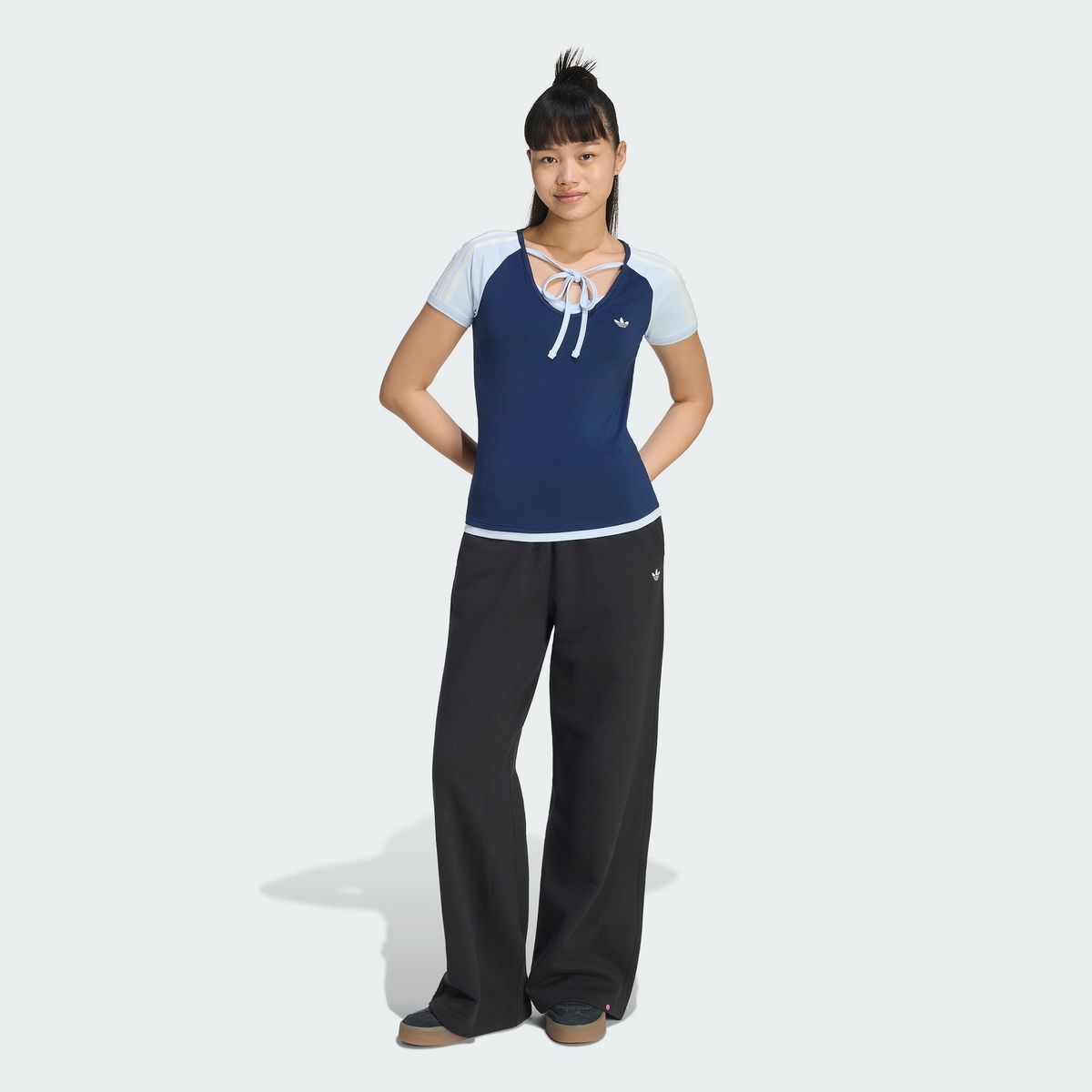 아디다스(ADIDAS) 서머 글로우 빈티지 티셔츠 - 나이트인디고:크리스탈스카이 / KY8129