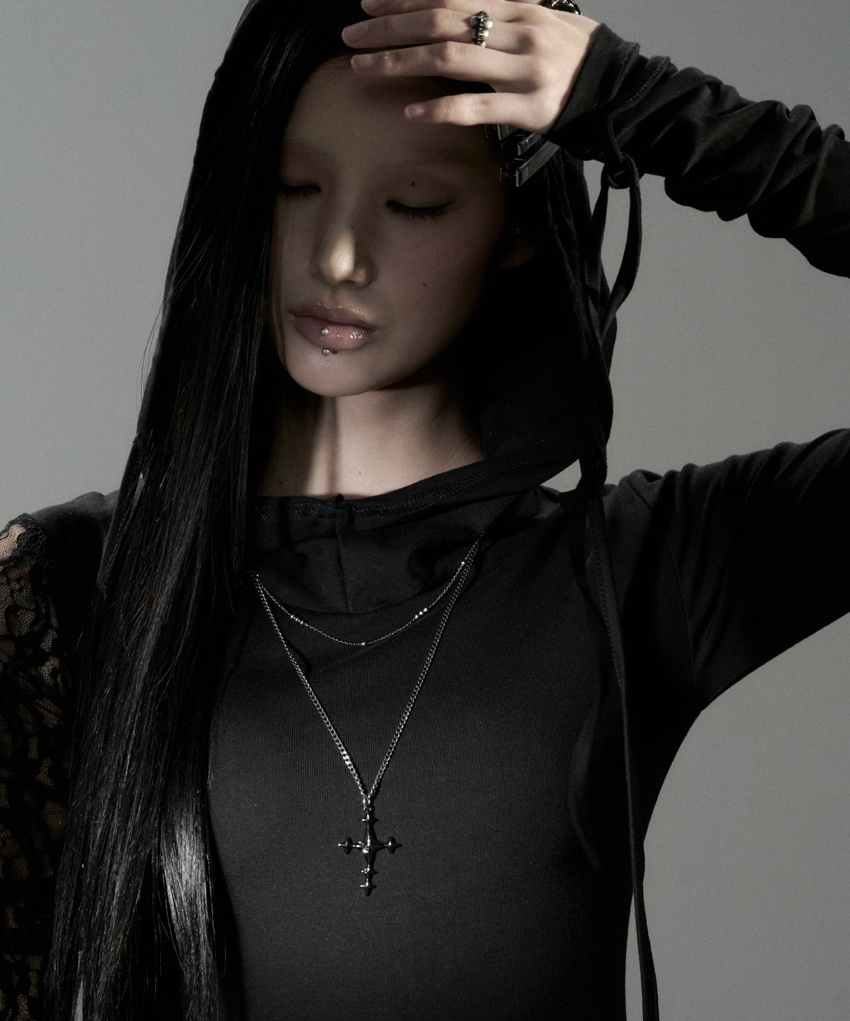 센티멍(SENTIMENTS) NO.707 [BLACK] NECKLACE