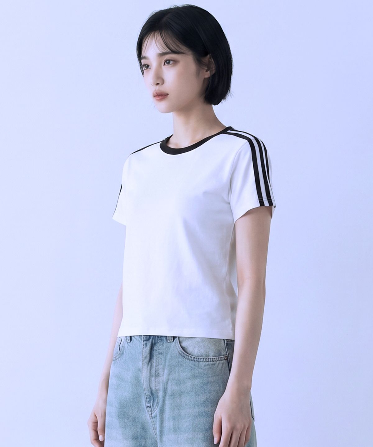 낫유즈얼(NOTUSUAL) [2PACK] 유즈얼 세미 크롭 반팔티 6color