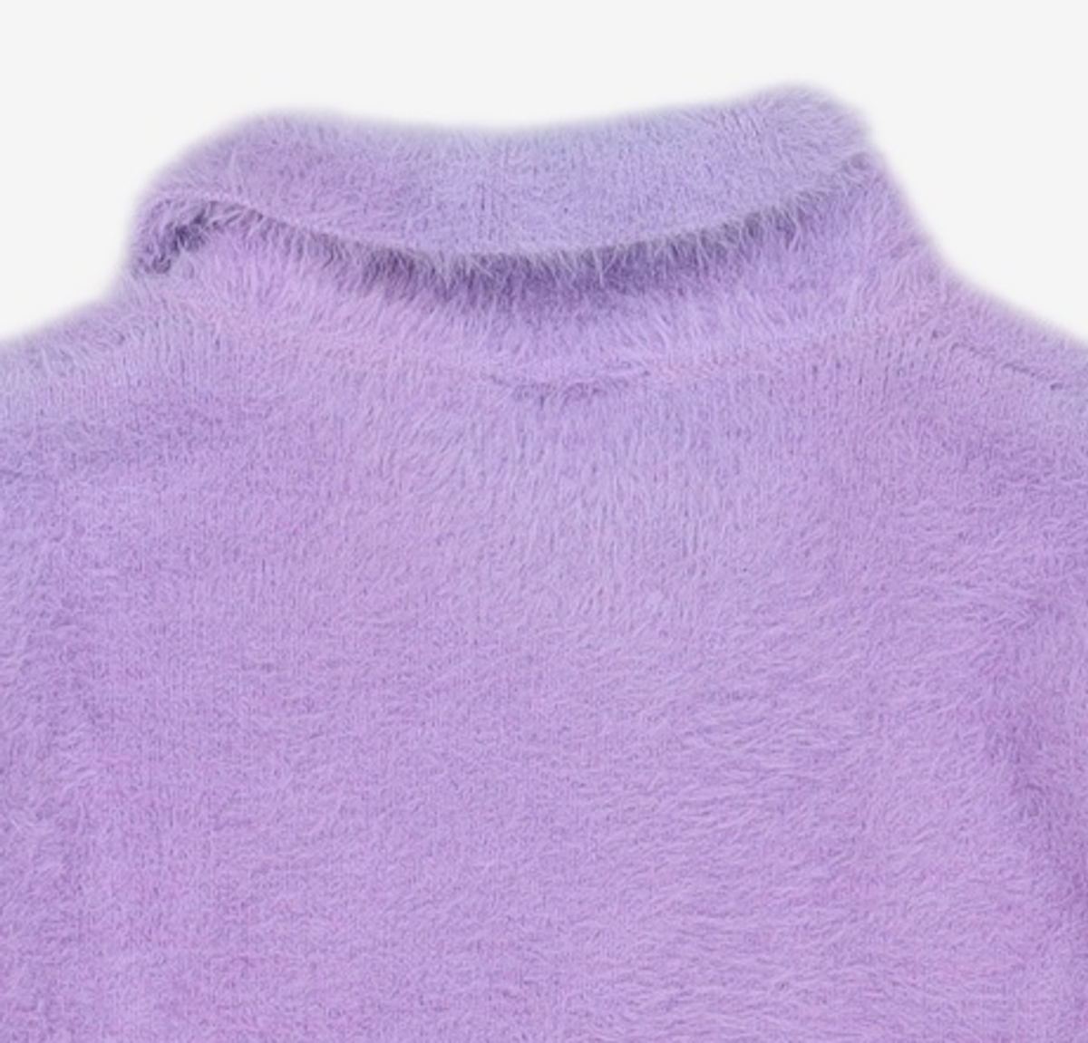 벌스원(VERSE ONE) CROPPED COLLAR KNIT SWEATER LAVENDER(FOR WOMEN) ONE