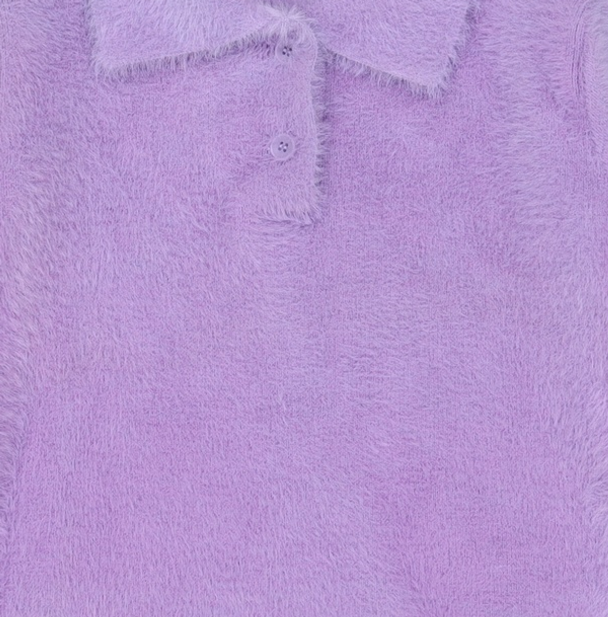 벌스원(VERSE ONE) CROPPED COLLAR KNIT SWEATER LAVENDER(FOR WOMEN) ONE