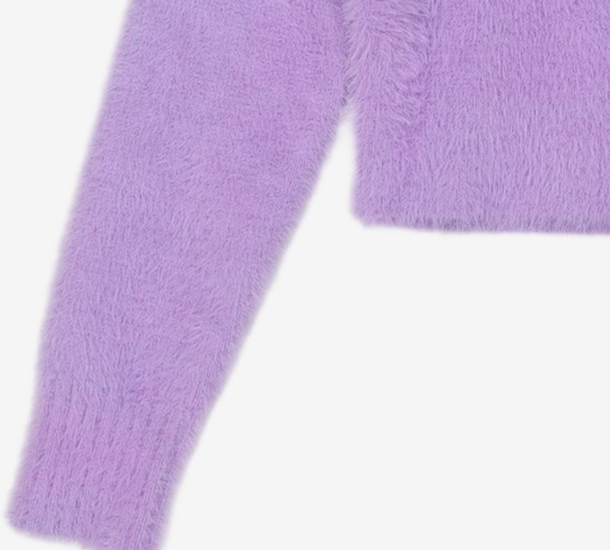 벌스원(VERSE ONE) CROPPED COLLAR KNIT SWEATER LAVENDER(FOR WOMEN) ONE