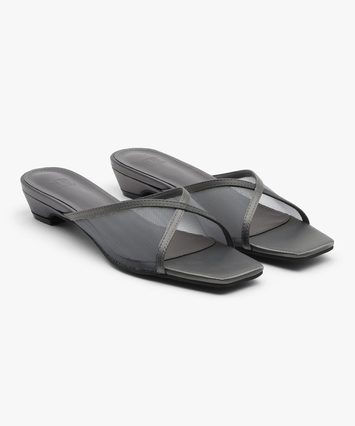 에퓨레(EPURE) LEAH Mesh Wedge Mules (3color)