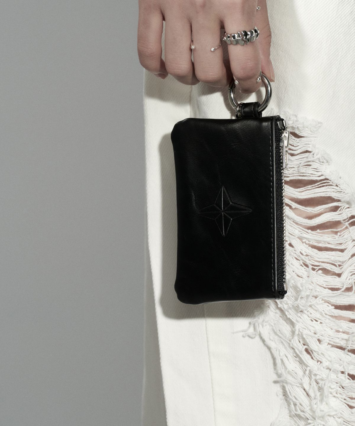 센티멍(SENTIMENTS) NO.717 [BLACK] CARD WALLET