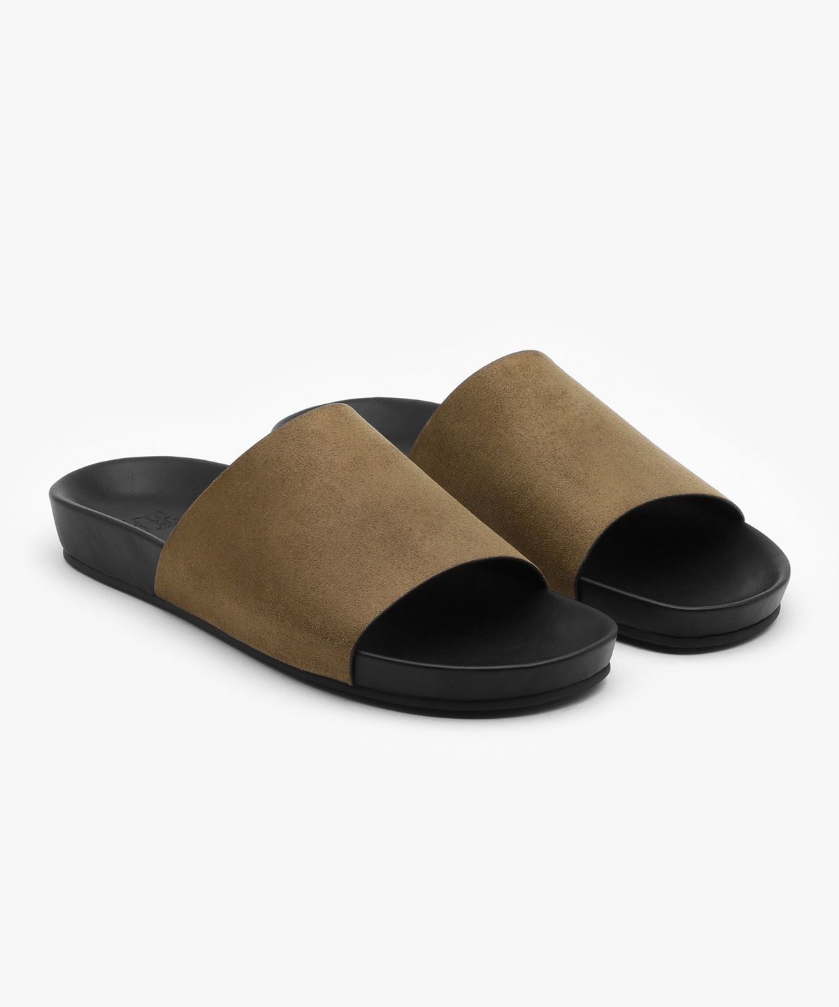 에퓨레(EPURE) MUTE Suede Flat Slides (2color)