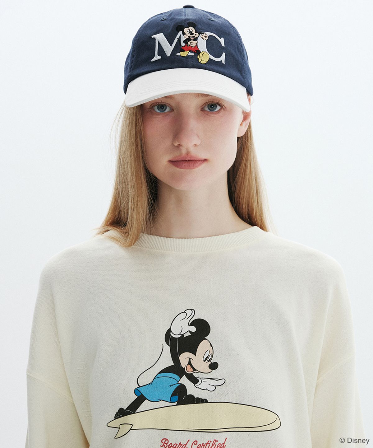 클로브(CLOVE) [26SM clove] Mickey_Colorblock Cap (2color)