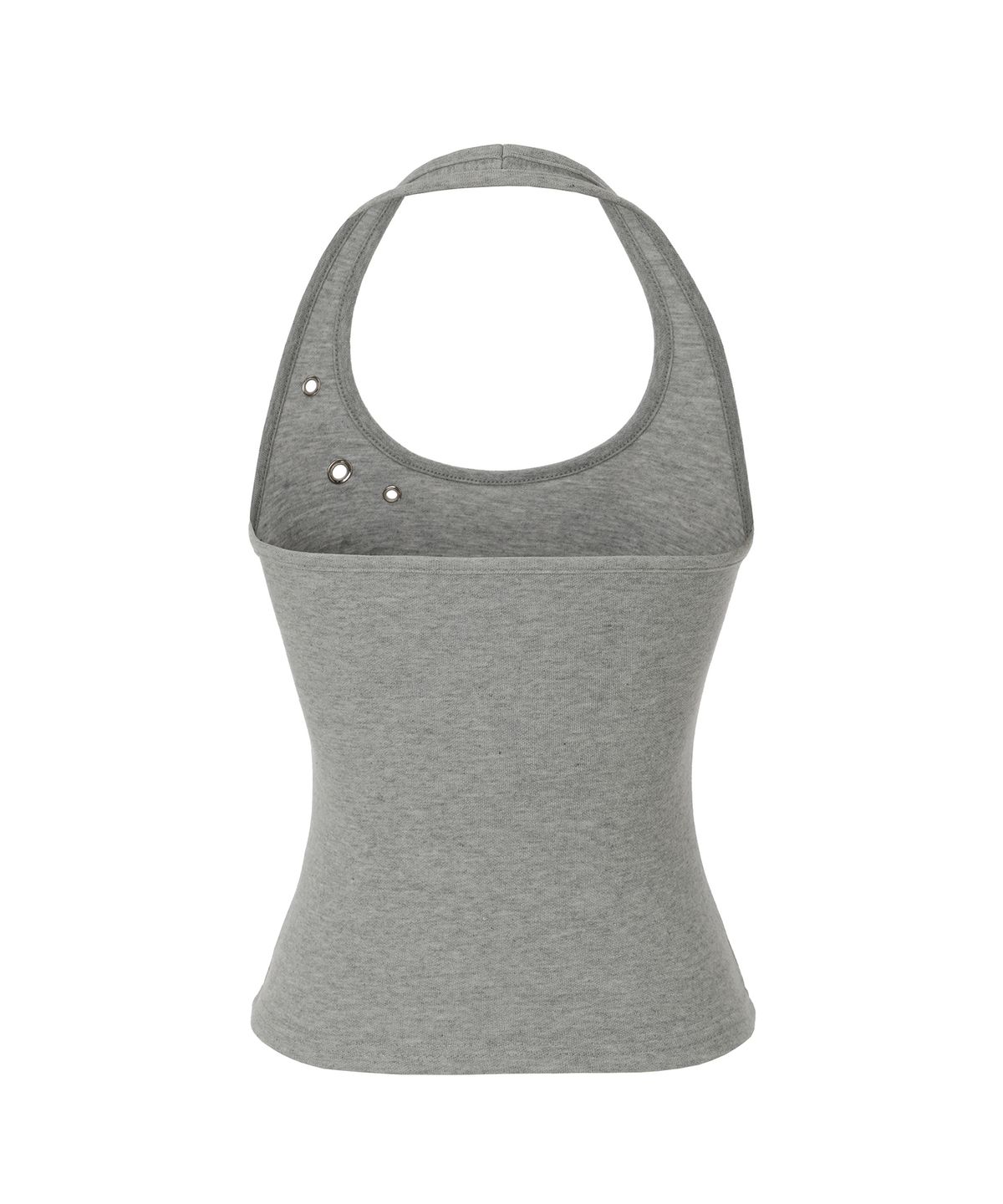 카키포인트(KHAKIPOINT) Eyelet Halter Top (gray)