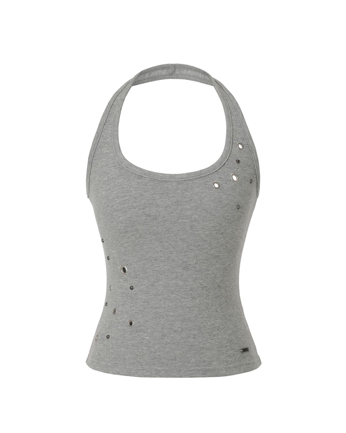 카키포인트(KHAKIPOINT) Eyelet Halter Top (gray)
