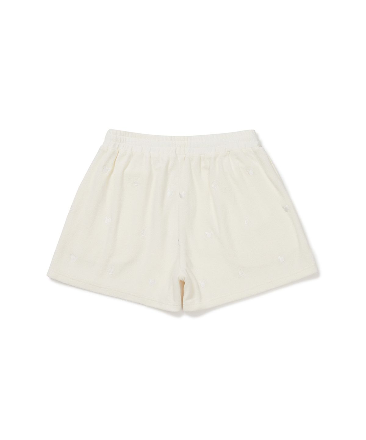 클로브(CLOVE) [26SM clove] All-over Mickey_Terry Shorts (Ivory)