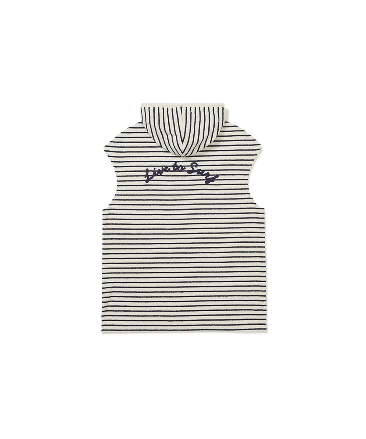 클로브(CLOVE) [26SM clove] Mickey_Stripe Cover-Up (Black)