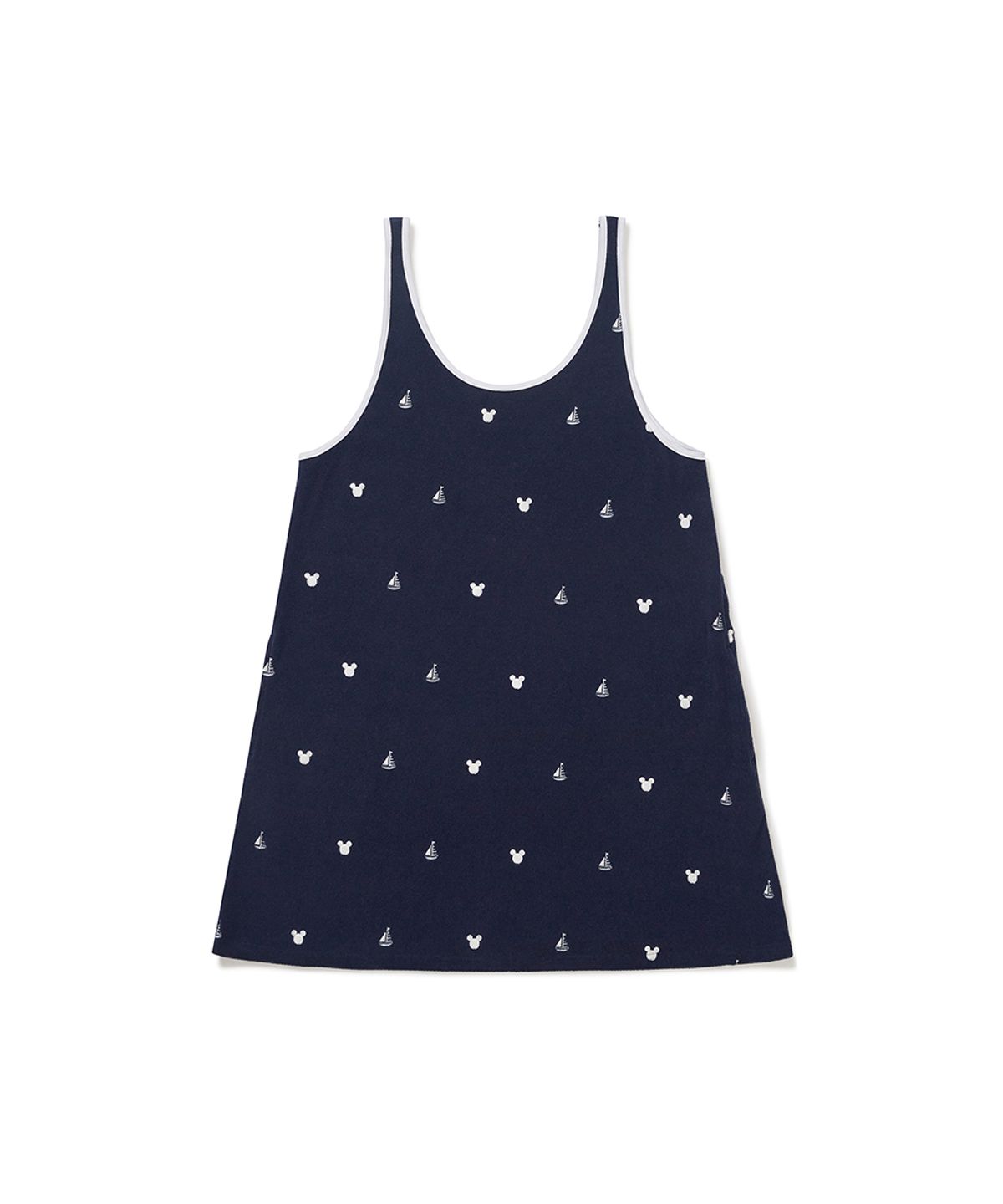 클로브(CLOVE) [26SM clove] All-over Mickey_Terry One-Piece (Navy)