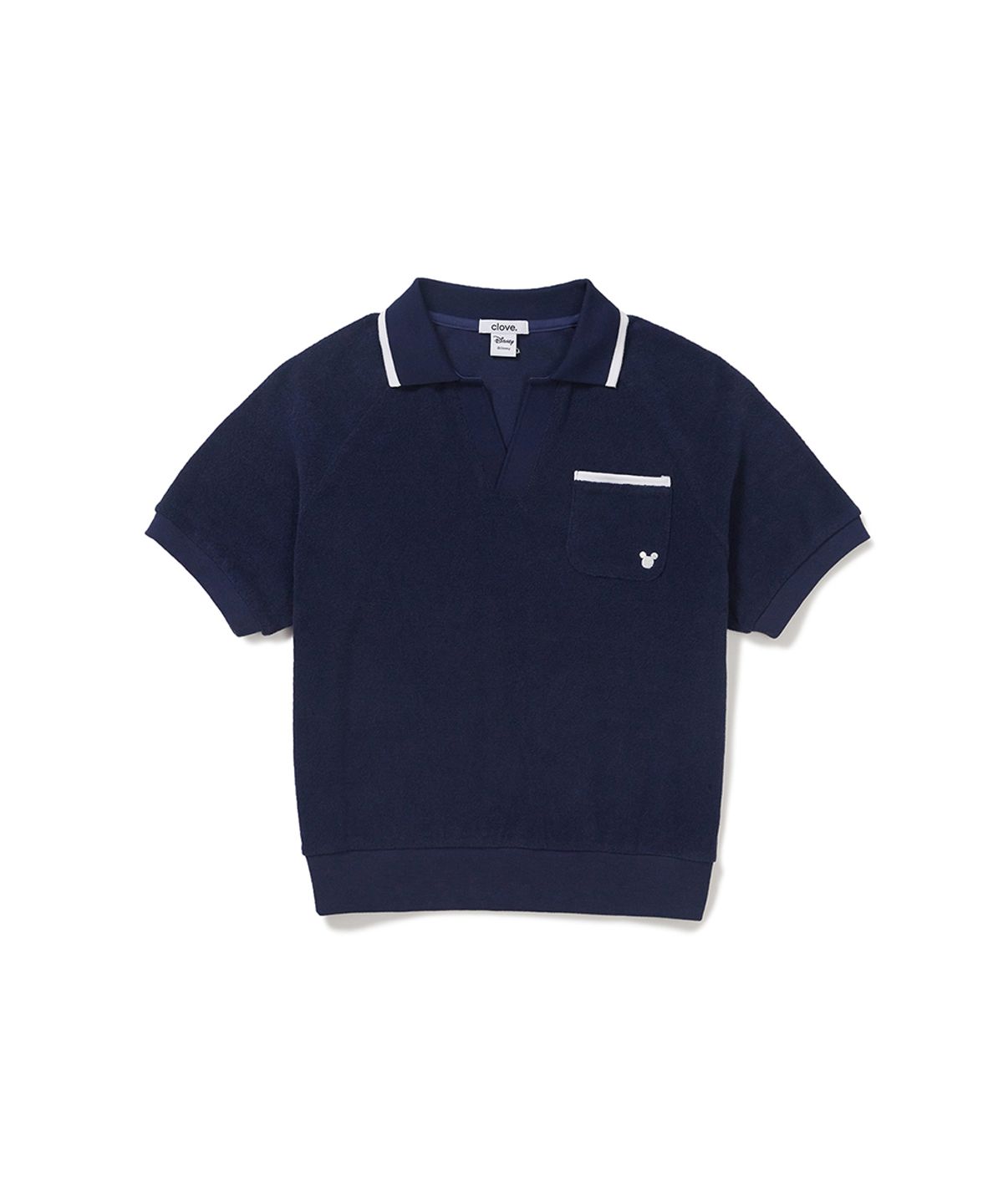 클로브(CLOVE) [26SM clove] Mickey_Terry Top (Navy)