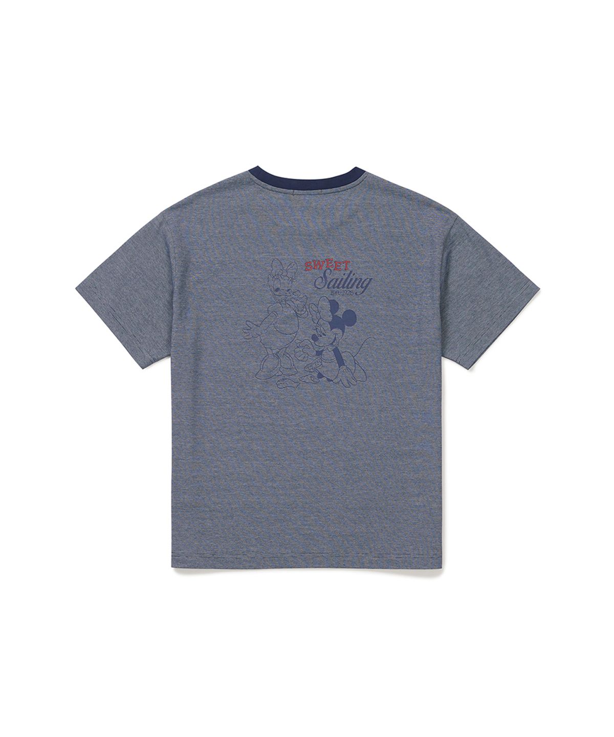 클로브(CLOVE) [26SM clove] Mickey_Stripe T-Shirt (Navy)