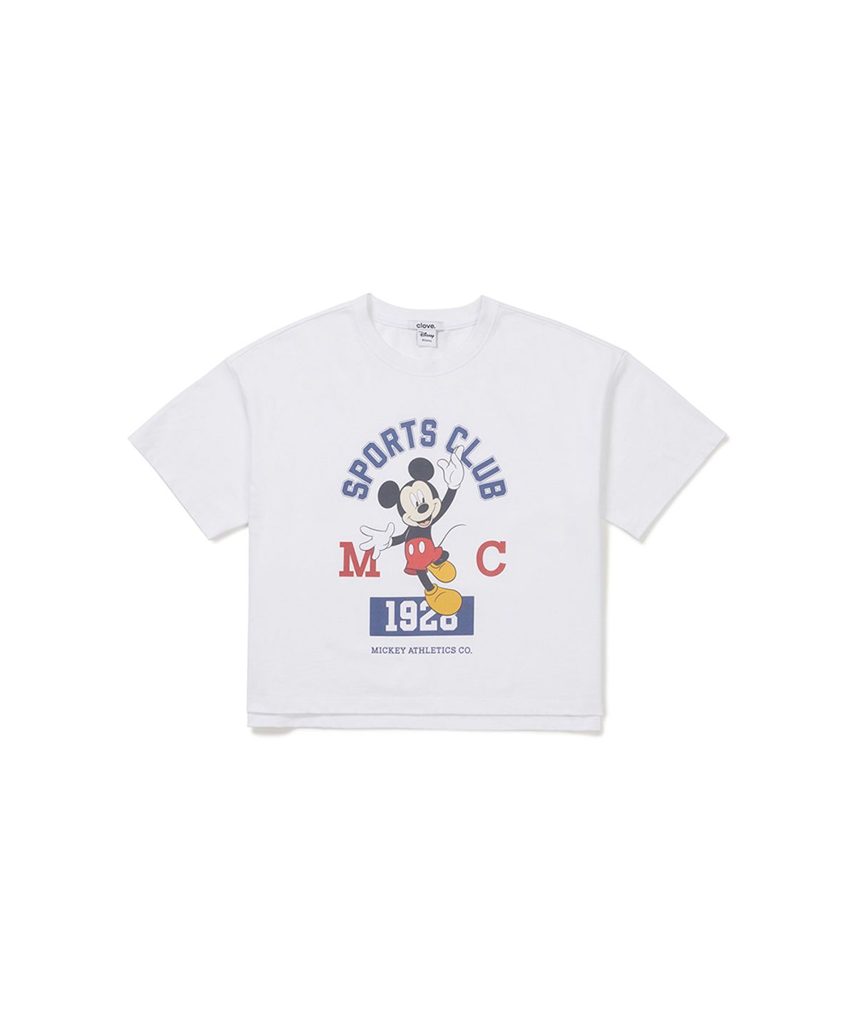 클로브(CLOVE) [26SM clove] Mickey_Short T-Shirt (White)