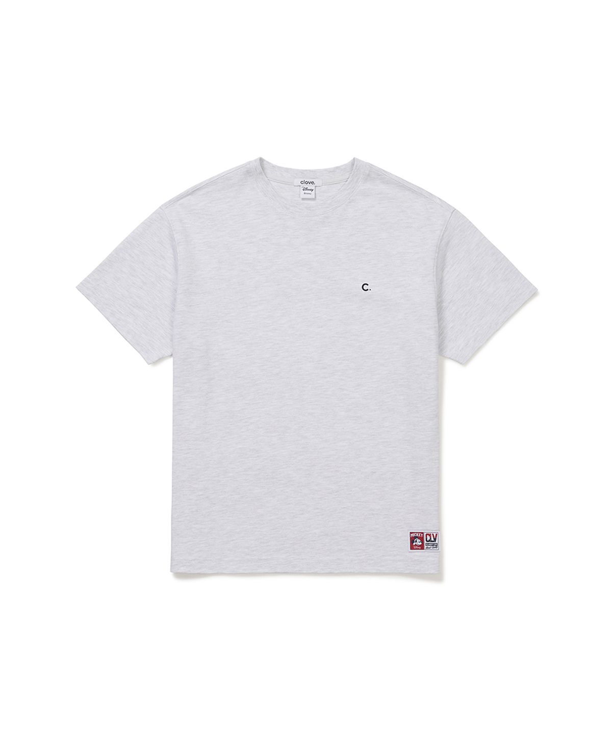 클로브(CLOVE) [26SM clove] Mickey_Athletic T-Shirt (Light Grey)