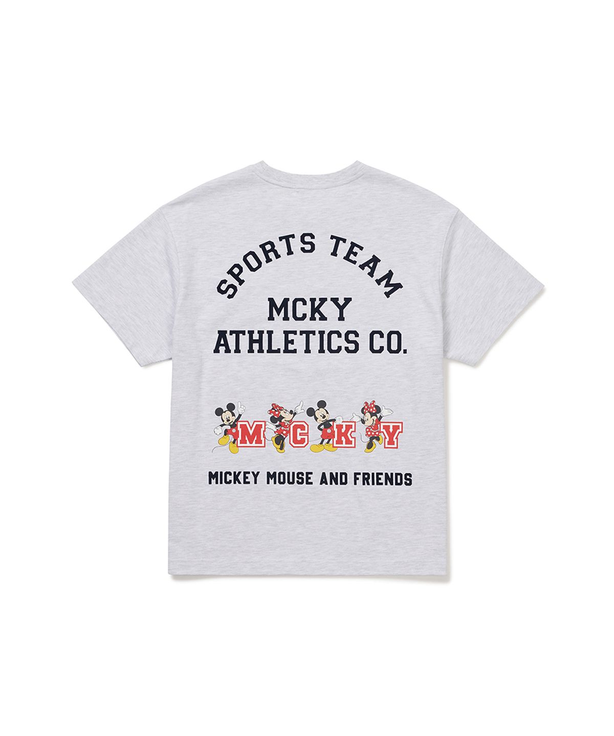 클로브(CLOVE) [26SM clove] Mickey_Athletic T-Shirt (Light Grey)