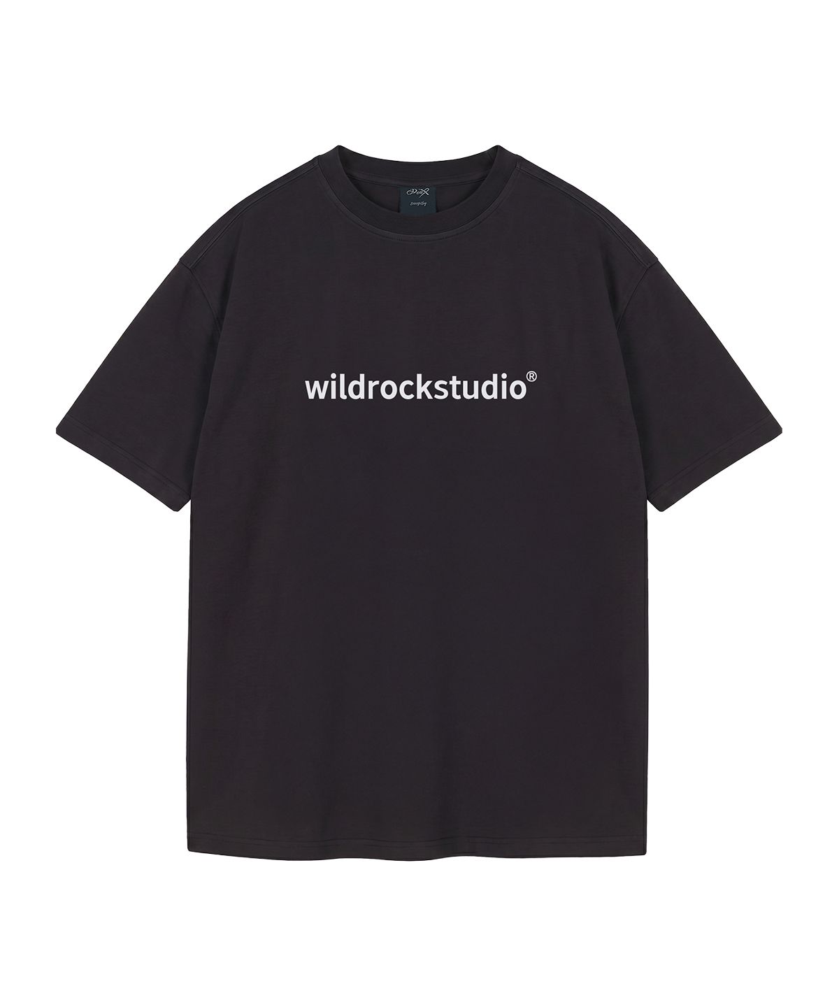 와일드락(WILDROCK) Standard Logo 피그먼트 오버핏 반팔 티셔츠 (크롭 포함)