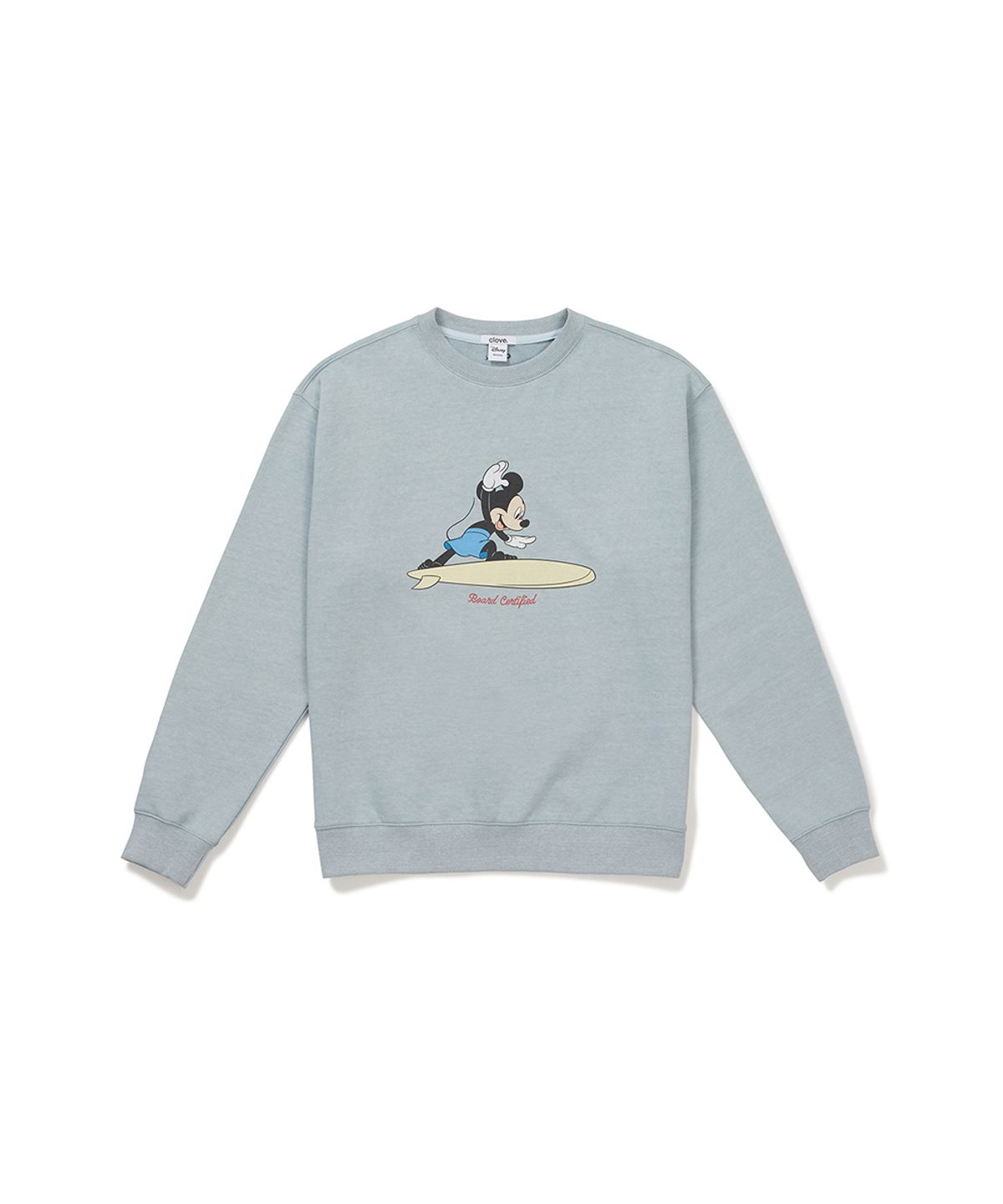 클로브(CLOVE) [26SM clove] Mickey_Sweatshirt_Men (Light Blue)