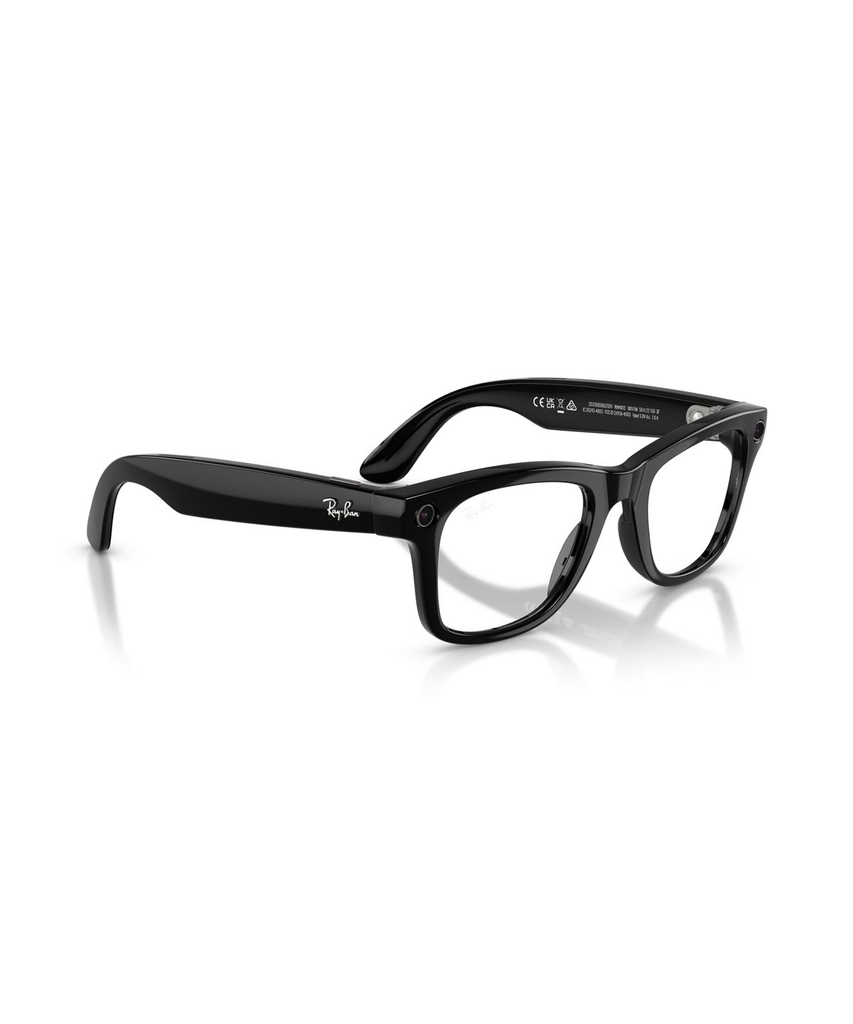 레이밴(RAYBAN) [Ray-Ban Meta] WAYFARER 선글라스 (Transitions) - 샤이니 블랙 / 0RW40126011M