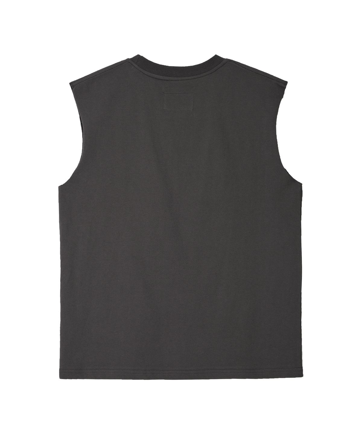 에르에르(ERER) Leopard Chain Heart Sleeveless Charcoal