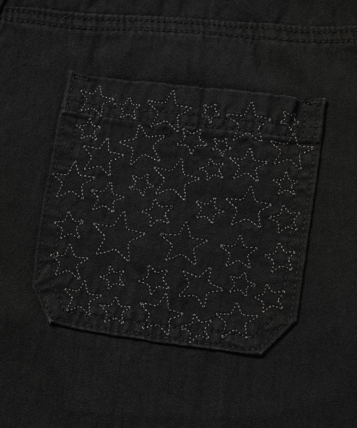 에노시(ENOSI) Starlight Buckle Wide Pants Black