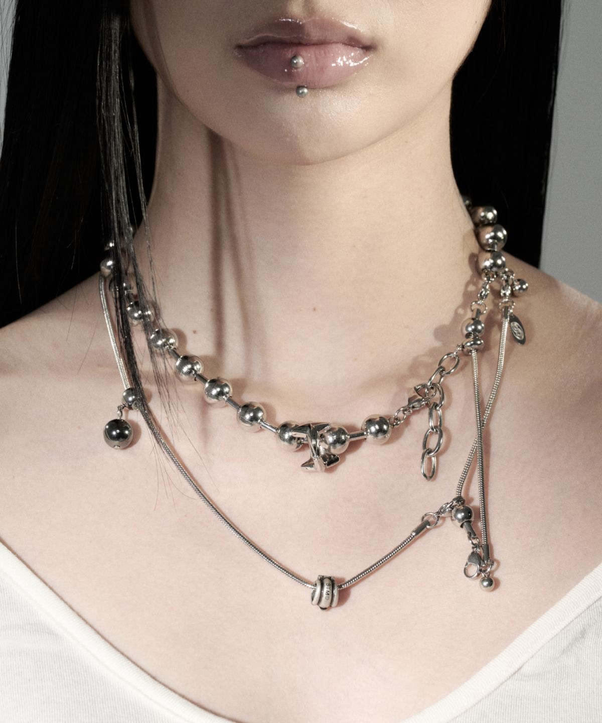 센티멍(SENTIMENTS) NO.733 [BLACK PEARL] NECKLACE