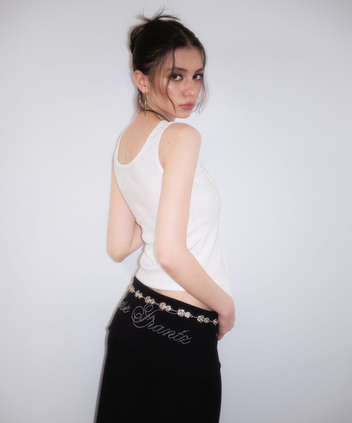 로제프란츠(ROSEFRANTZ) Wrap V-neck sleeveless [Ivory]