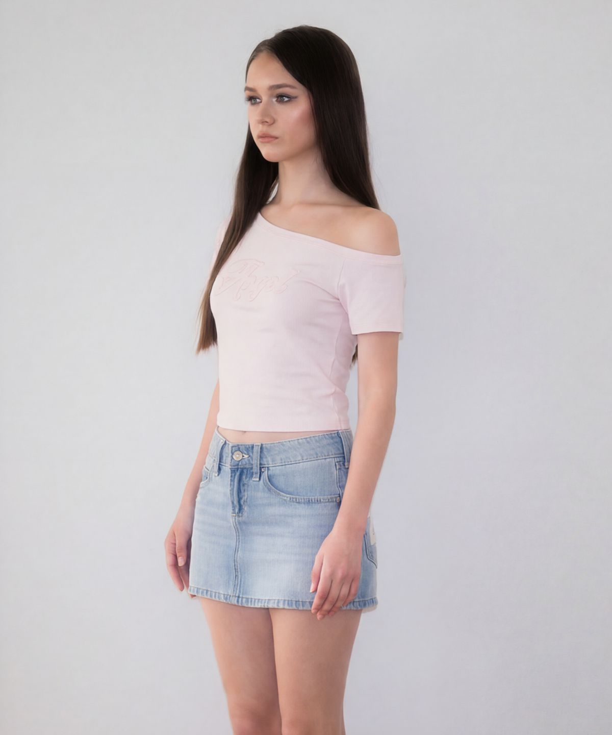 로제프란츠(ROSEFRANTZ) Sweet Angel Patchwork T-shirt [Pink]