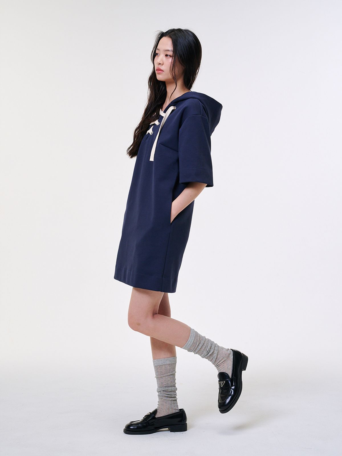 레브레브(REVE REVE) Marina Lace-Up Dress