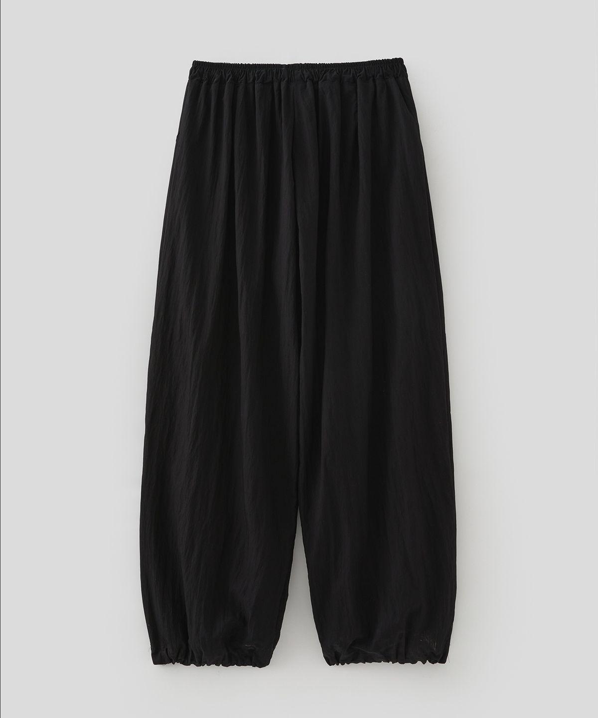 로우넬라인(LOW NELLINE) MAC CURVED MESH NYLON PANTS_BLACK