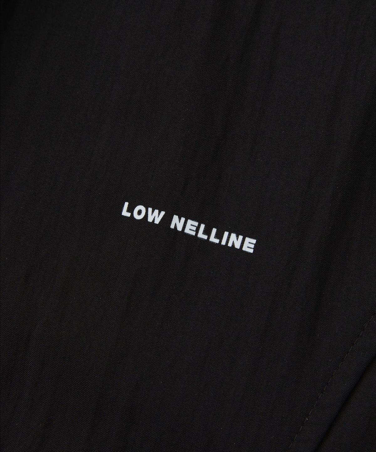 로우넬라인(LOW NELLINE) MAC CURVED MESH NYLON PANTS_BLACK