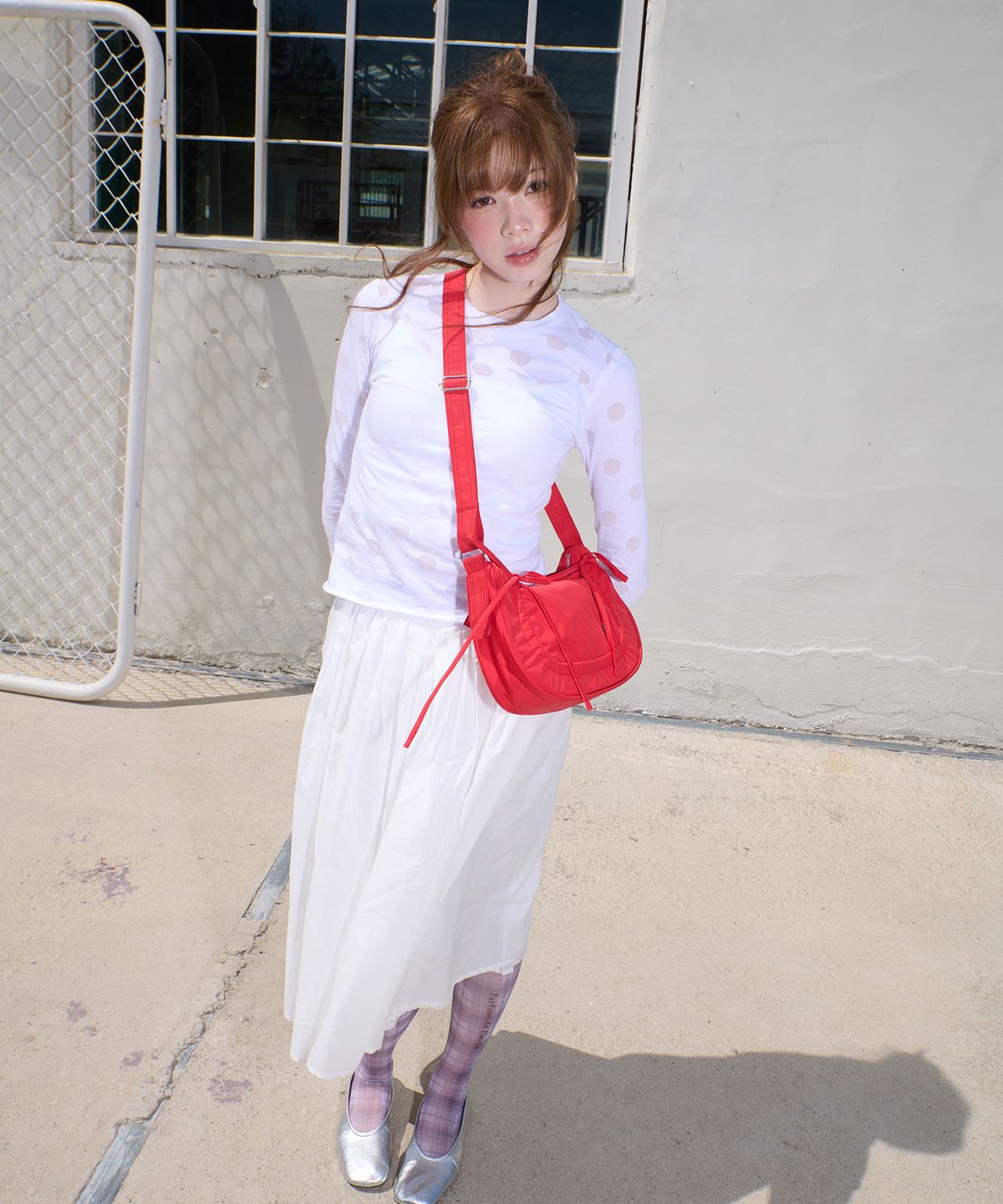 파퓸드로브(PARFUM DE LAUBE) Sac Petit Plie Red