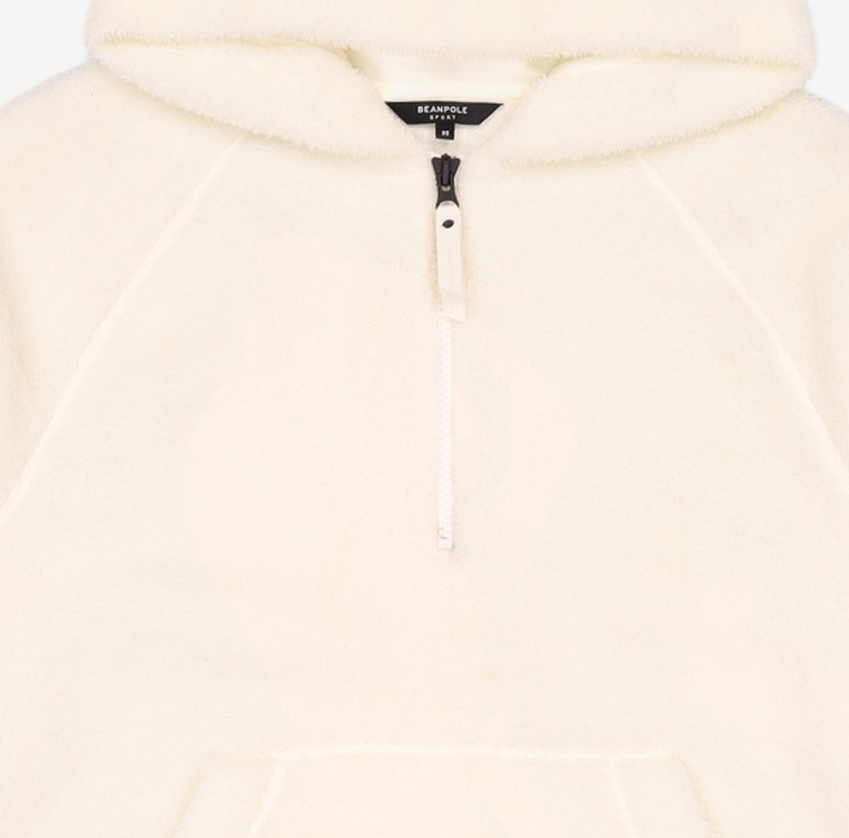 빈폴 스포츠(BEANPOLE SPORT) [스마일리] 화이트 남성 부클 플리스 후드 아노락 티셔츠 (BO9X41D621) 95