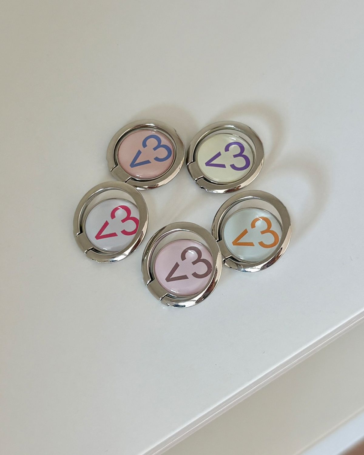 듀이(DEWY) [5 colors] Hearty ring 에폭시 스마트 링