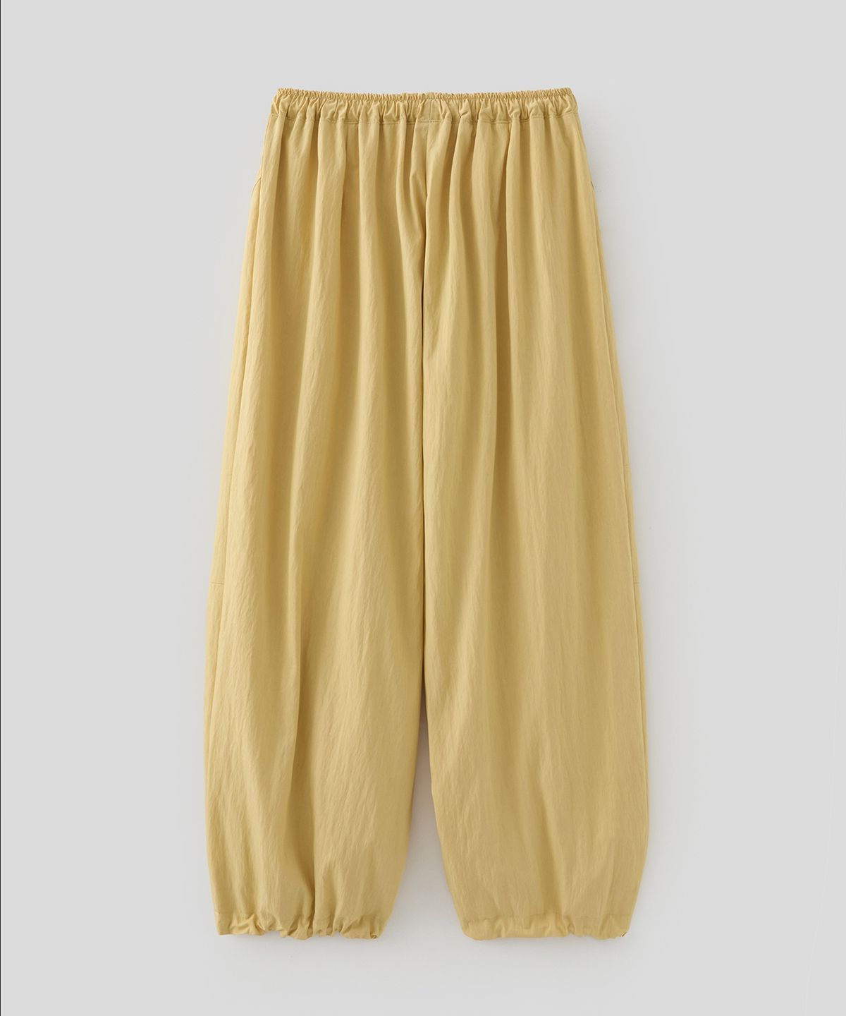 로우넬라인(LOW NELLINE) MAC CURVED MESH NYLON PANTS_YELLOW