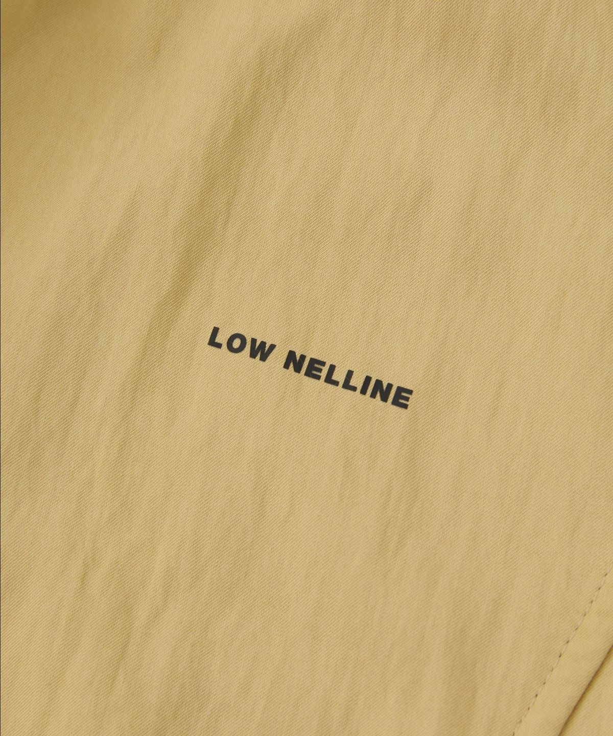 로우넬라인(LOW NELLINE) MAC CURVED MESH NYLON PANTS_YELLOW