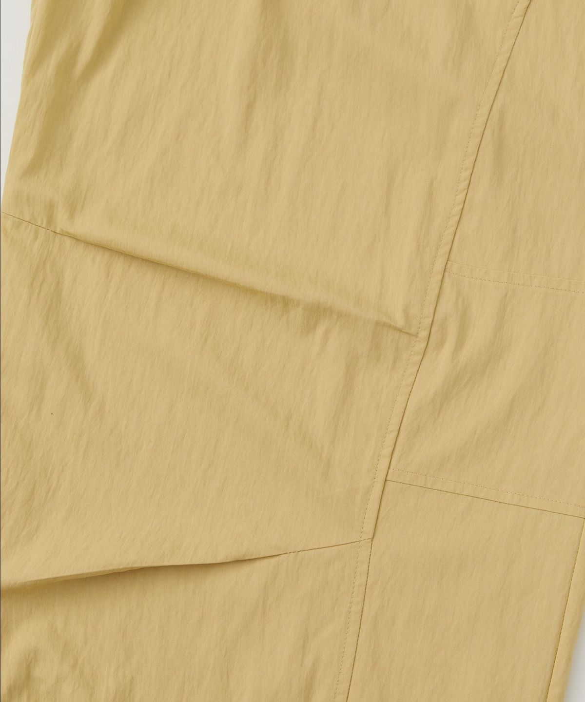 로우넬라인(LOW NELLINE) MAC CURVED MESH NYLON PANTS_YELLOW