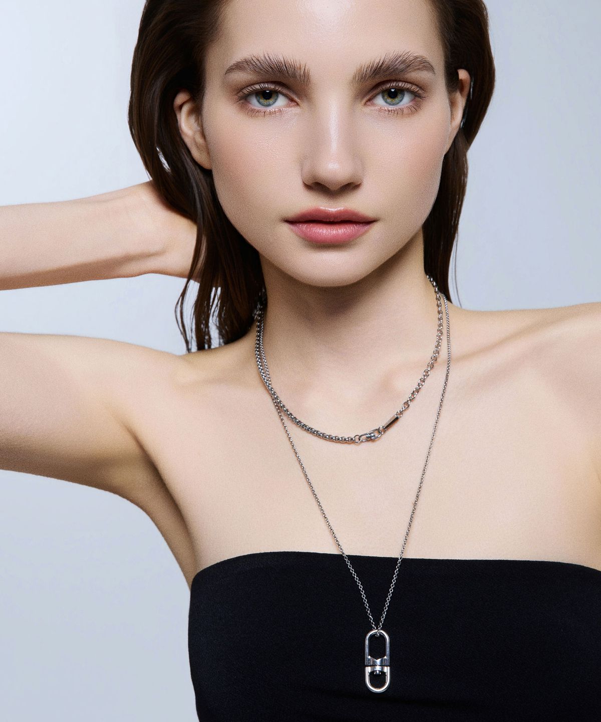 카인드오브(KINDOF) 시그니처 스위블 롱목걸이 Signature swivel Long Necklace