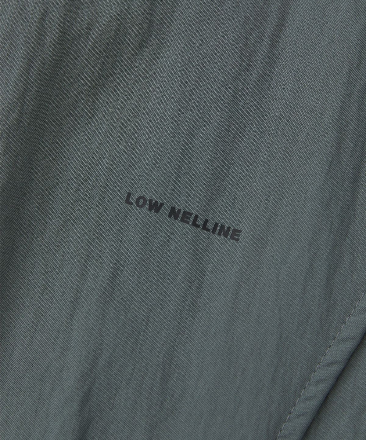 로우넬라인(LOW NELLINE) MAC CURVED MESH NYLON PANTS_CHARCOAL