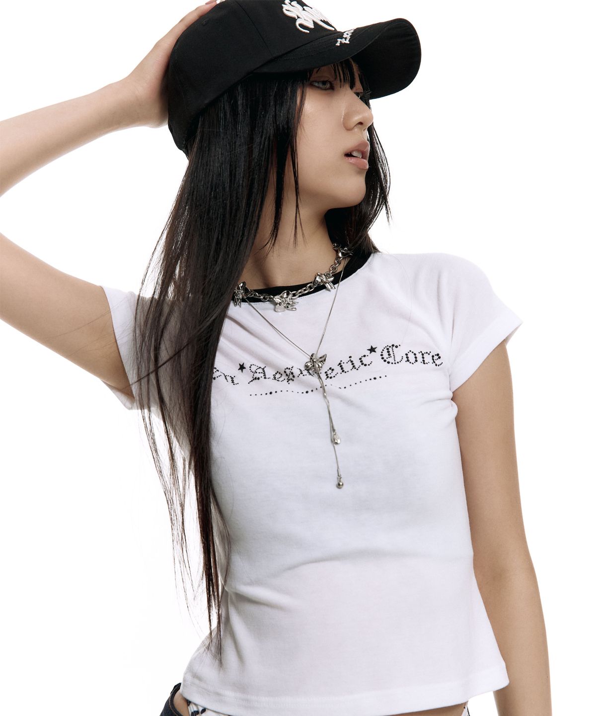 카시코(KASHIKO) Slide Orchid Necklace