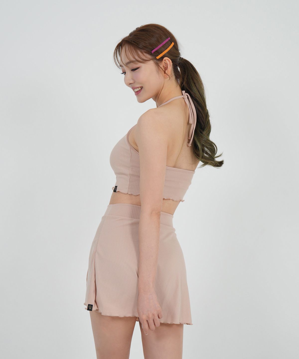 포리즈(PORRIZ) [스칼렛 SKIRT_라이트베이지] 수영복 리조트 커버업 스커트