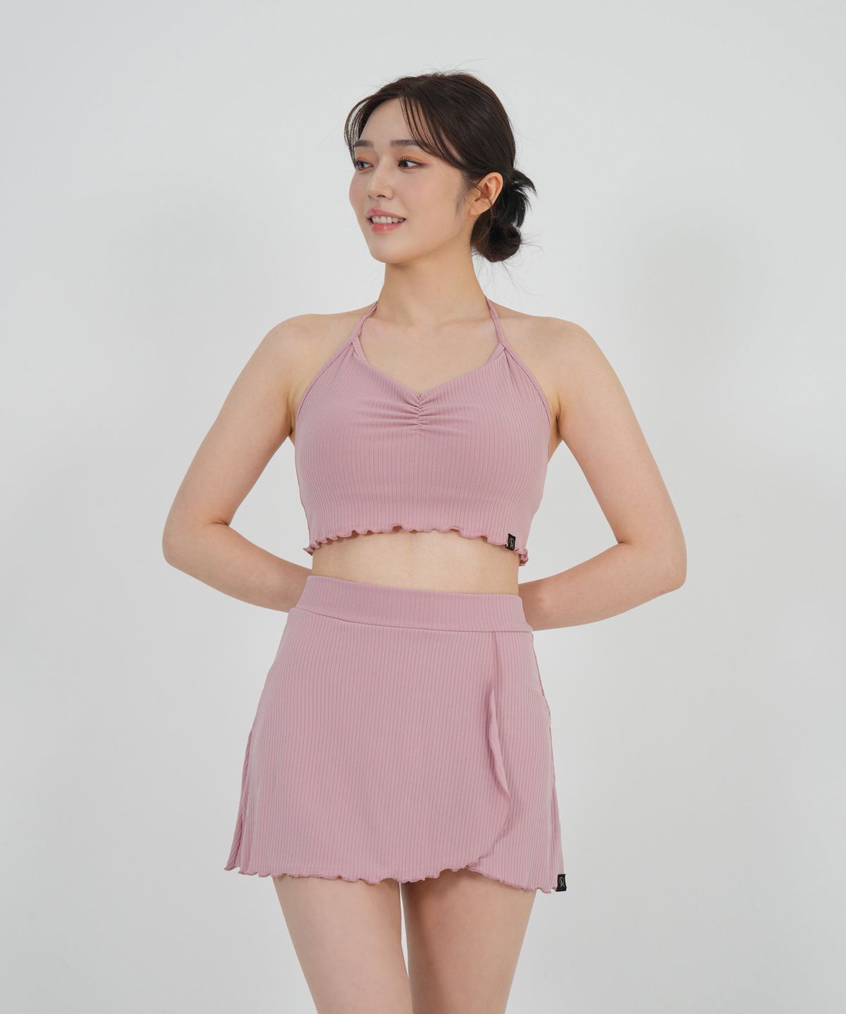 포리즈(PORRIZ) [스칼렛 SKIRT_인디핑크] 수영복 리조트 커버업 스커트