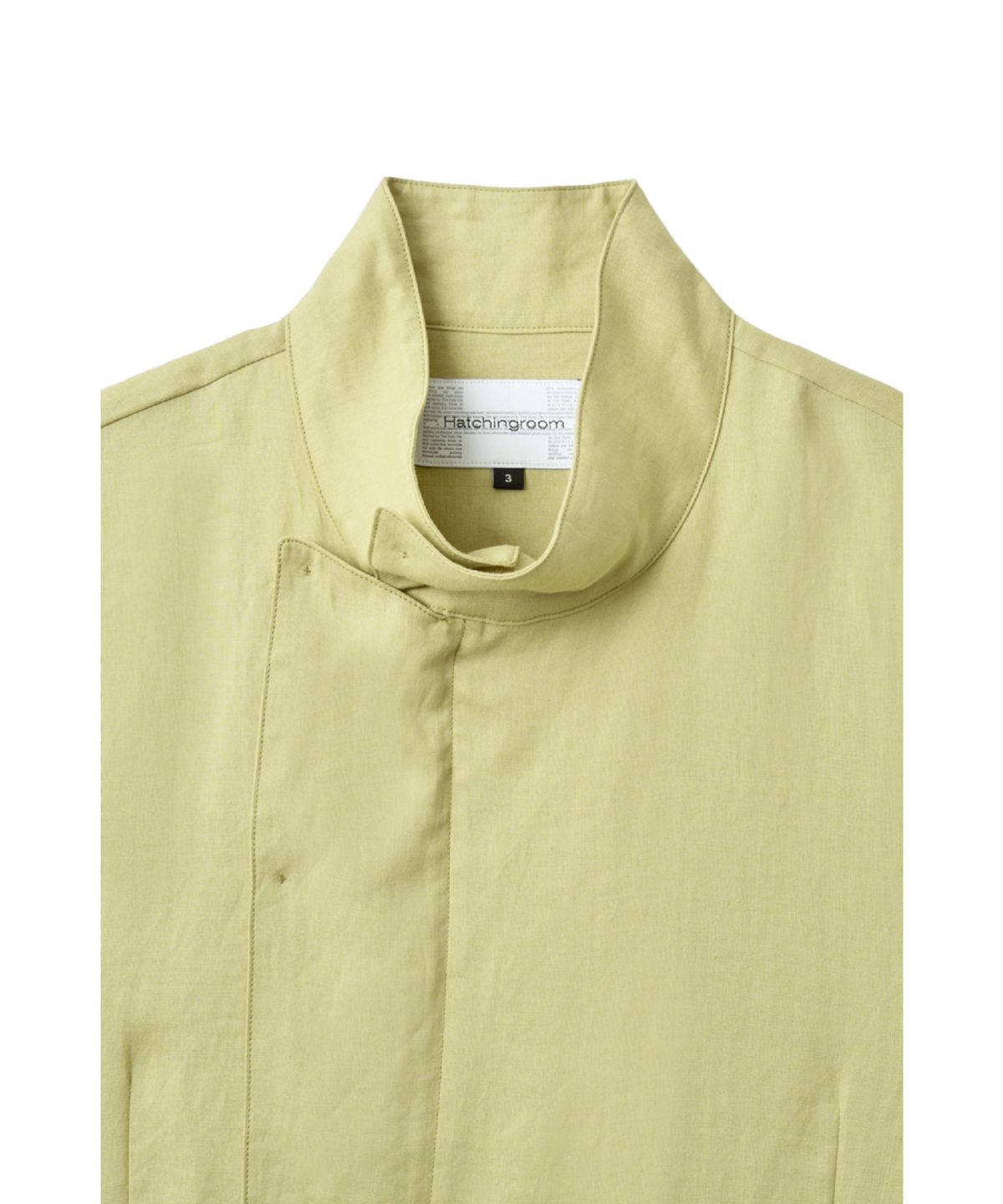해칭룸(HATCHINGROOM) Arc Zip Shirket Avocado